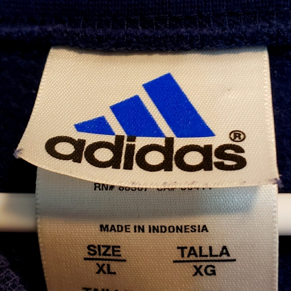 Vintage Sweatshirt Real Madrid XL Soccer Adidas Early 2000s Y2K - Picture 3 of 6